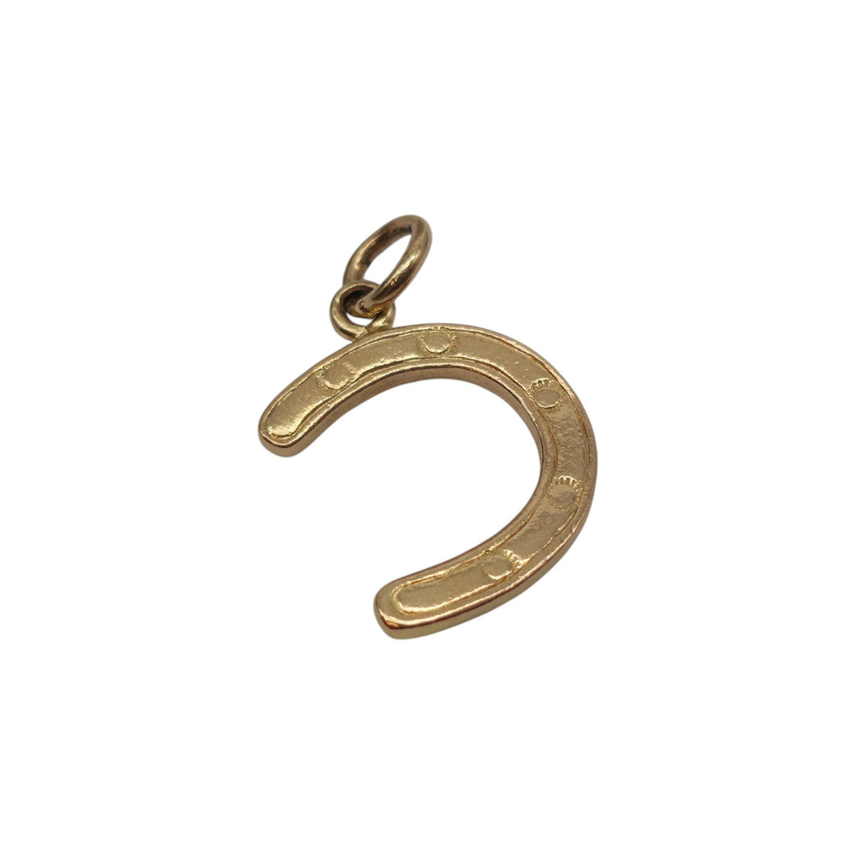 18ct Yellow Gold Horseshoe Charm L 1.3 cm 1.4 g.