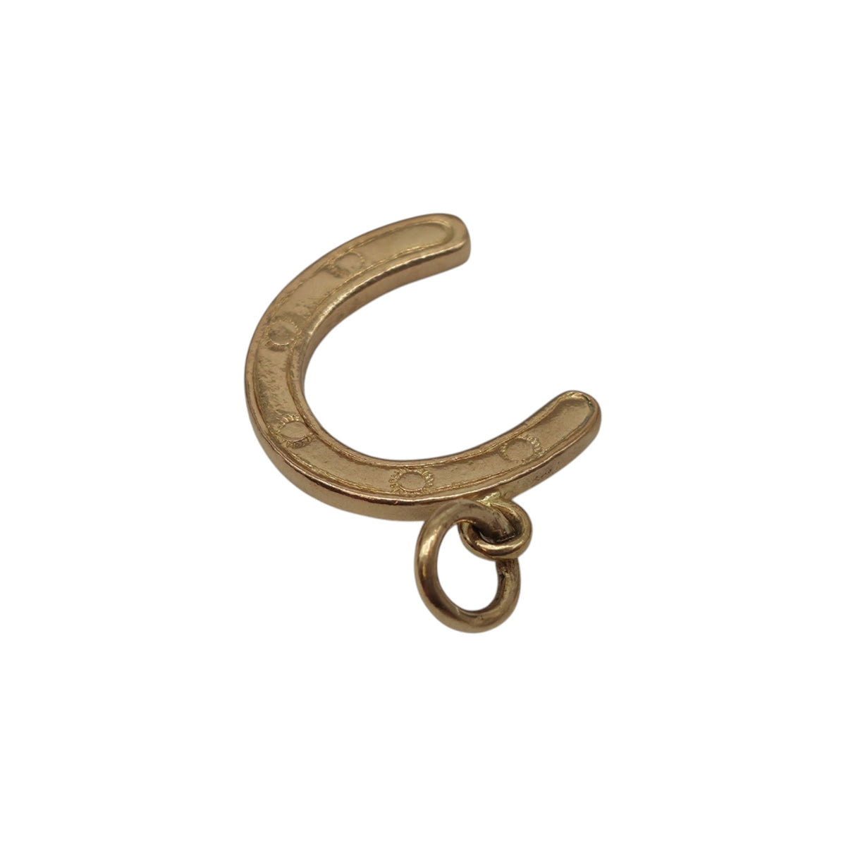 18ct Yellow Gold Horseshoe Charm L 1.3 cm 1.4 g.