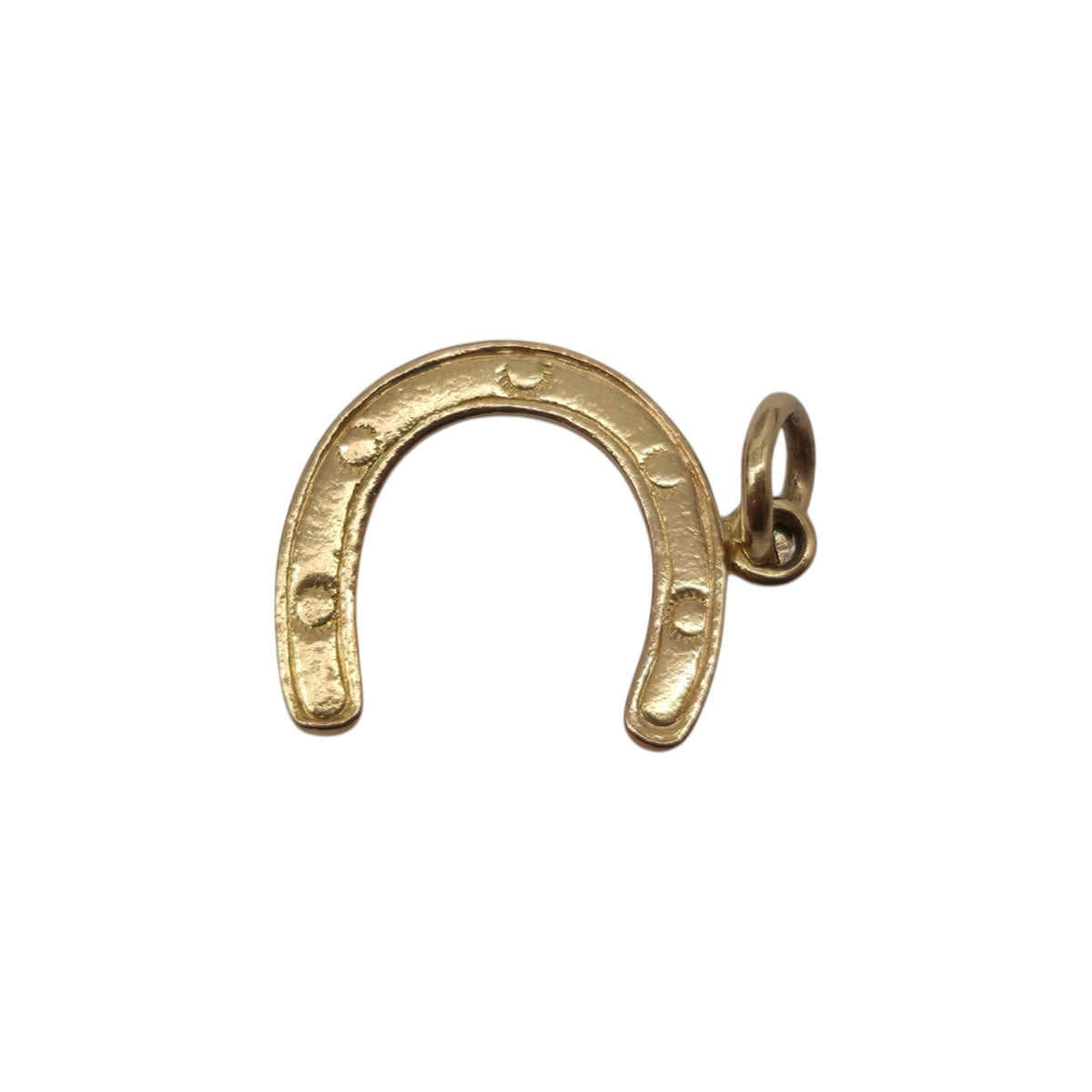 18ct Yellow Gold Horseshoe Charm L 1.3 cm 1.4 g.