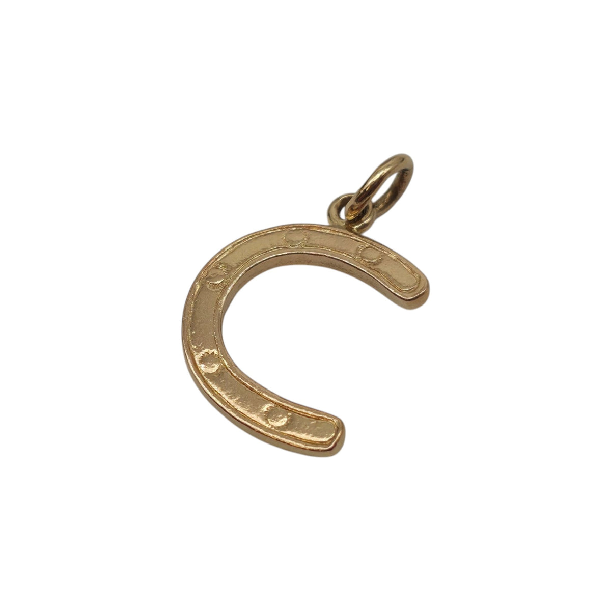 18ct Yellow Gold Horseshoe Charm L 1.3 cm 1.4 g.
