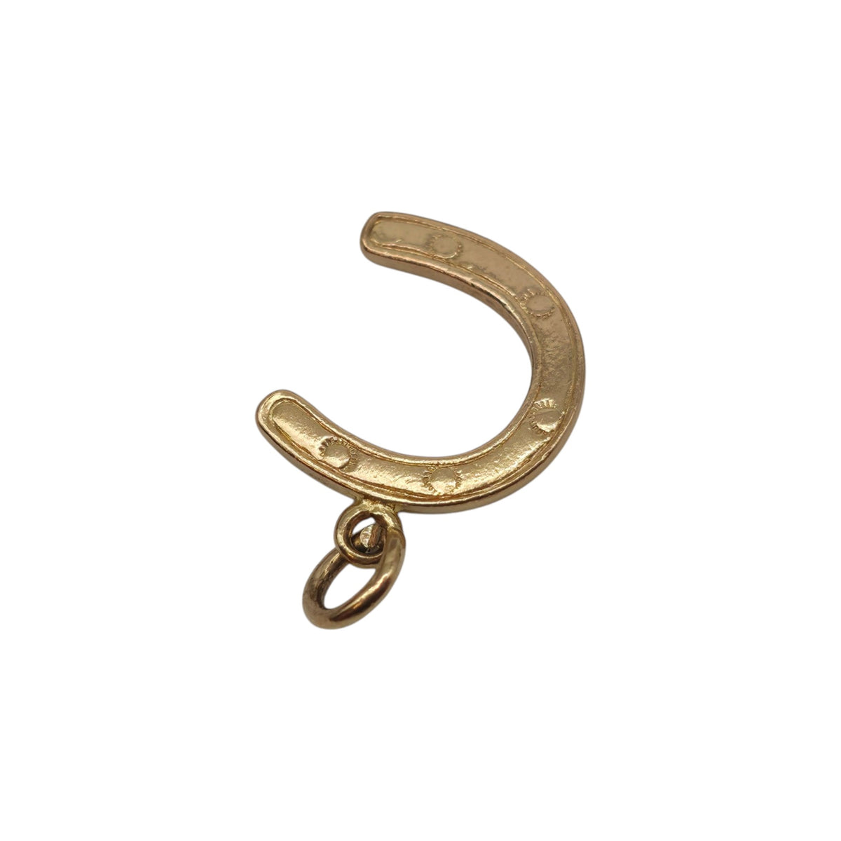 18ct Yellow Gold Horseshoe Charm L 1.3 cm 1.4 g.