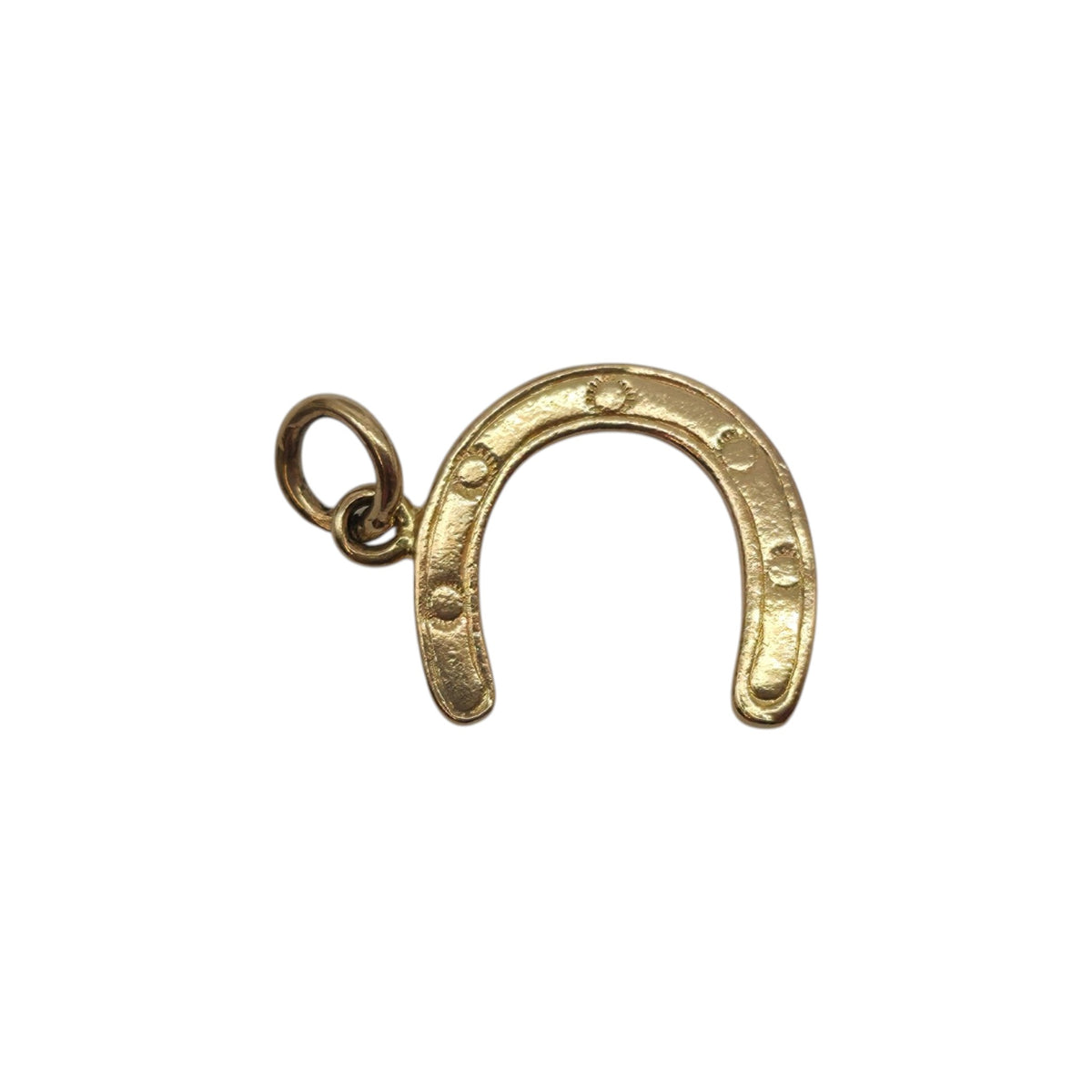 18ct Yellow Gold Horseshoe Charm L 1.3 cm 1.4 g.