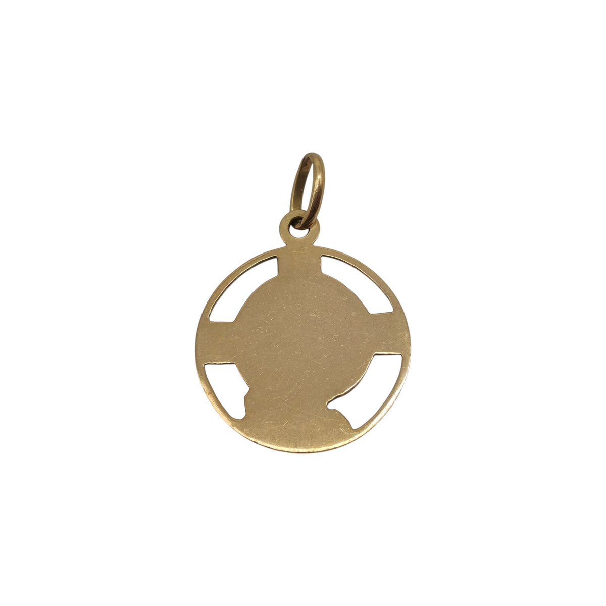 18ct 750 Yellow Gold Jesus Pendant L 2.1 cm 4.6 g.