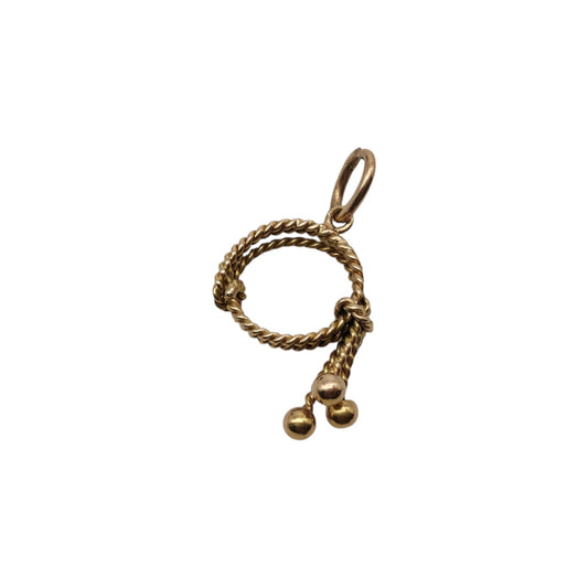 18ct gold Lasso Charm