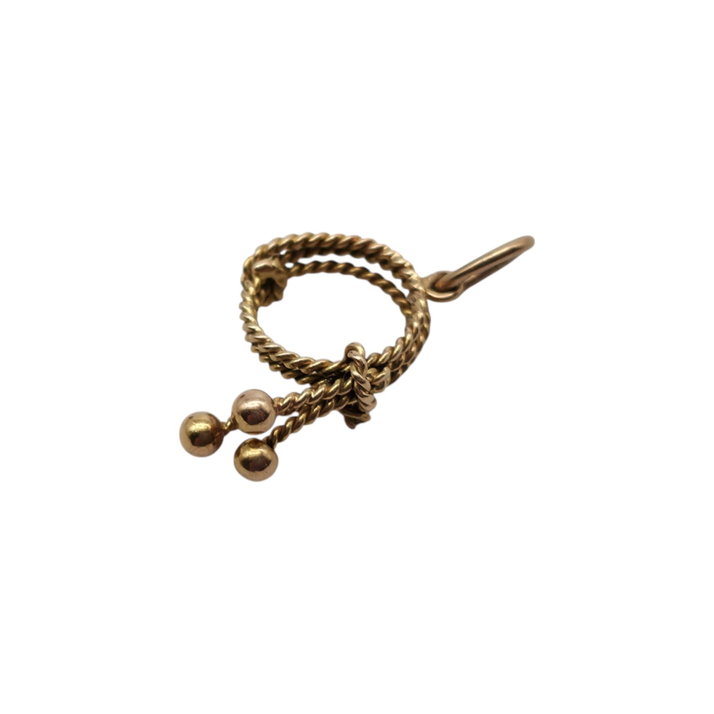 18ct Yellow Gold Lasso Charm L 1.5 cm 1.0 g.