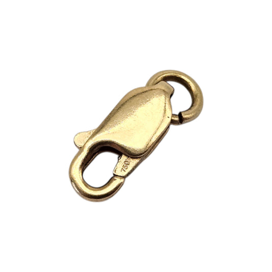 18ct 750 Yellow Gold Lobster Clasp L 1.1 cm 0.9 g.
