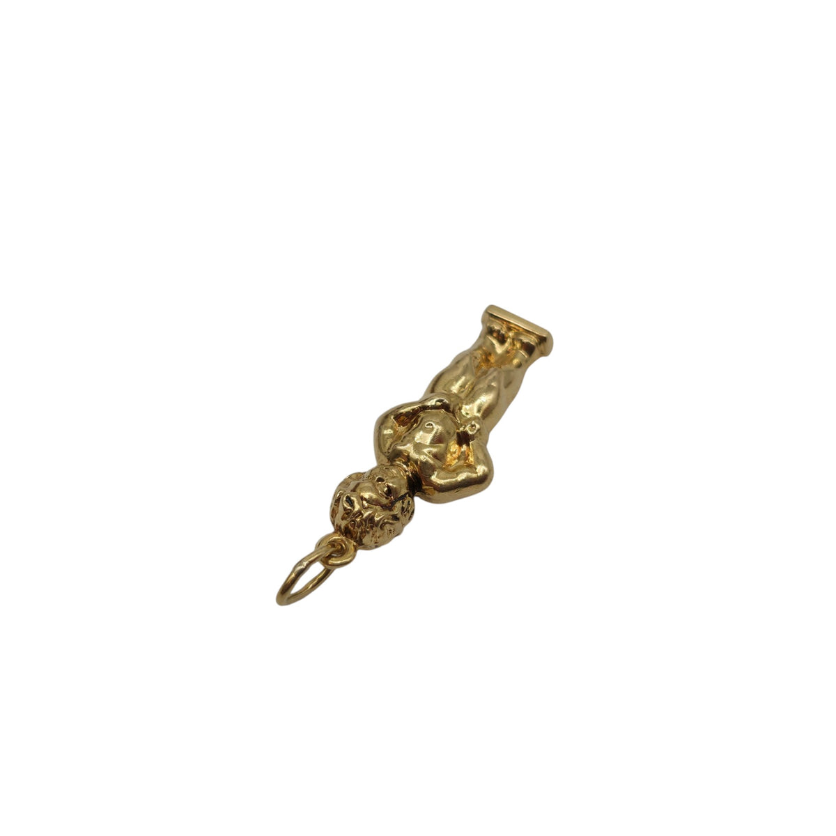 18ct 750 Yellow Gold Manneken Pis Charm L 2.0 cm 0.8 g.