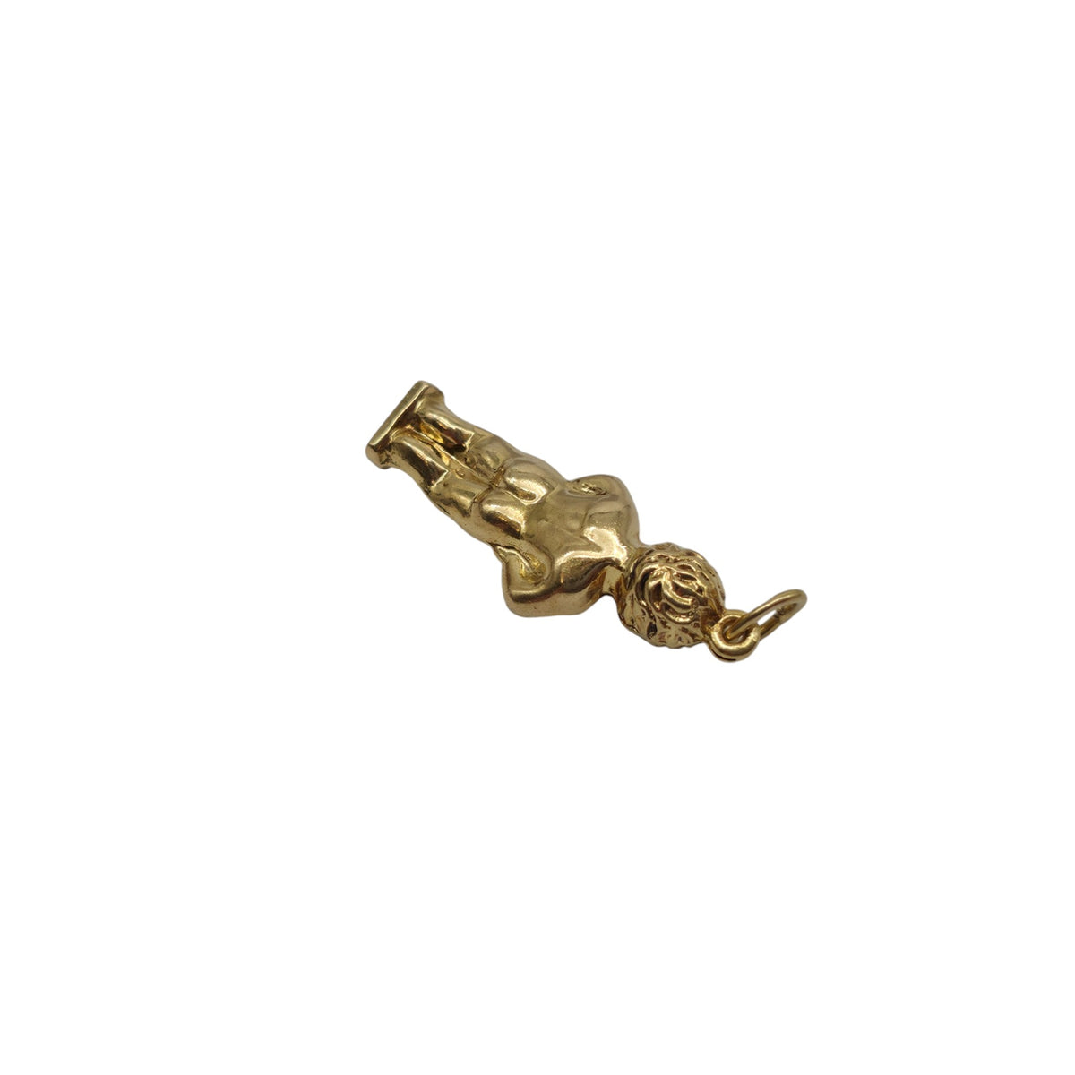 18ct 750 Yellow Gold Manneken Pis Charm L 2.0 cm 0.8 g.