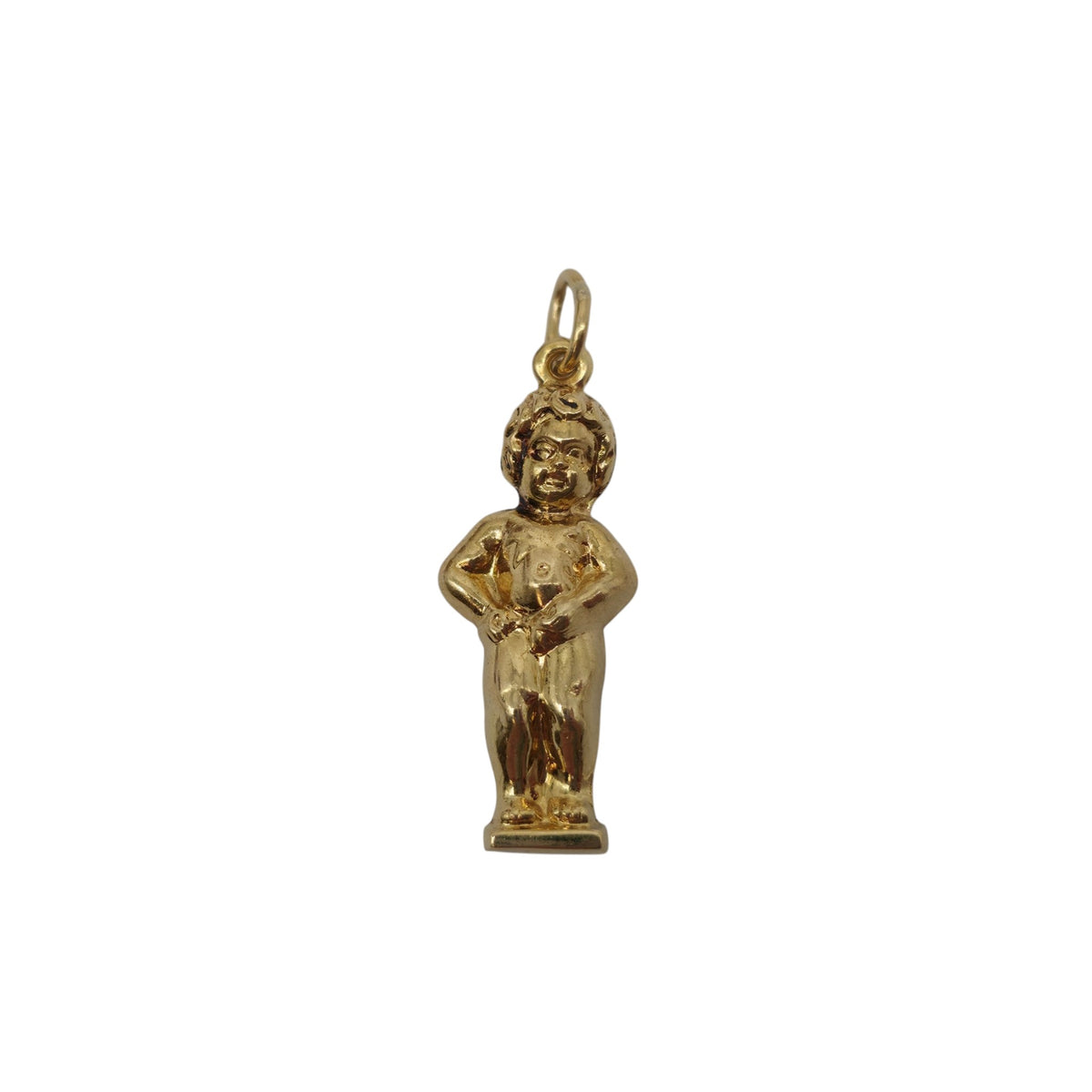 18ct 750 Yellow Gold Manneken Pis Charm L 2.0 cm 0.8 g.