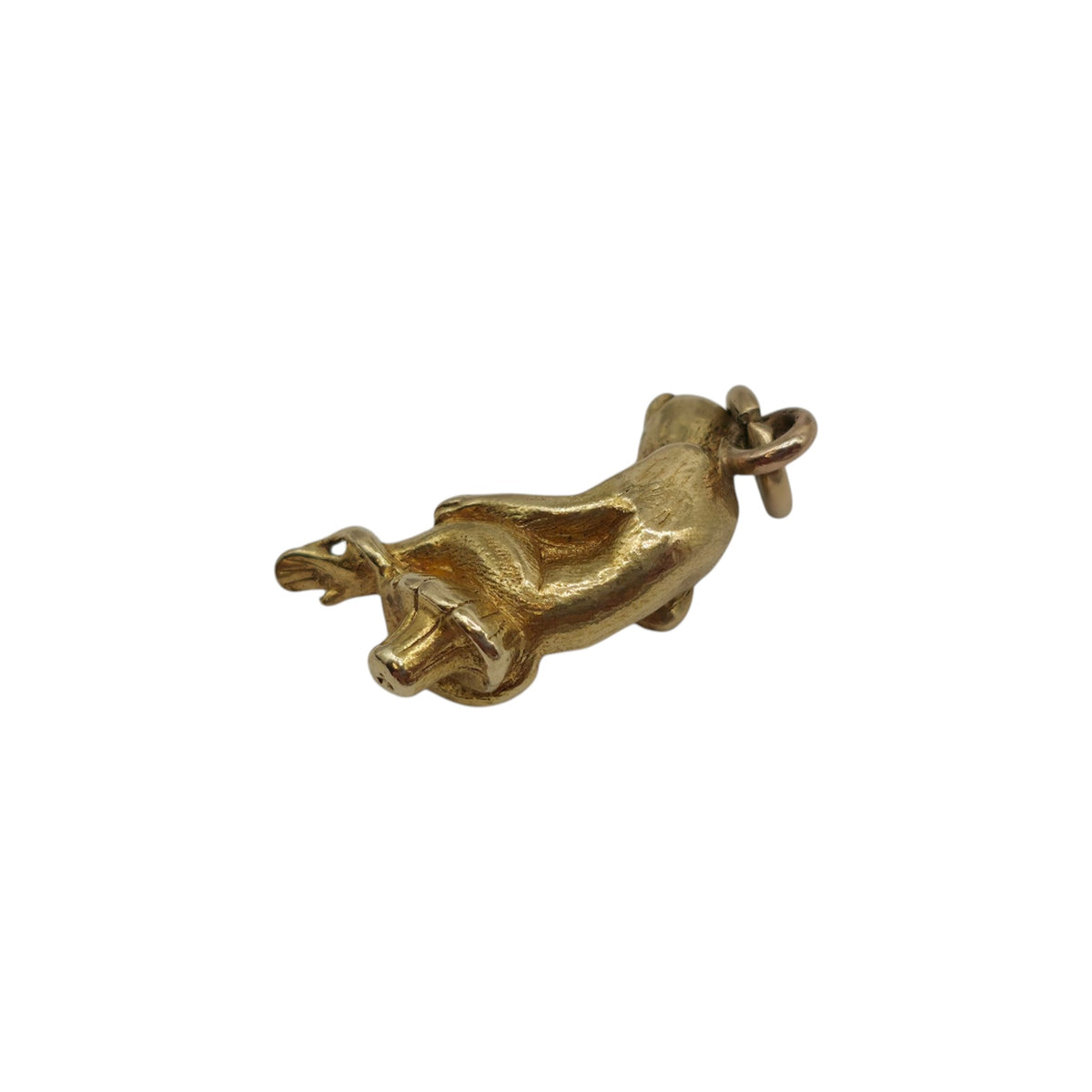 Heavy Cast 18ct Yellow Gold Monkey Charm L 1.8 cm 5.6 g.