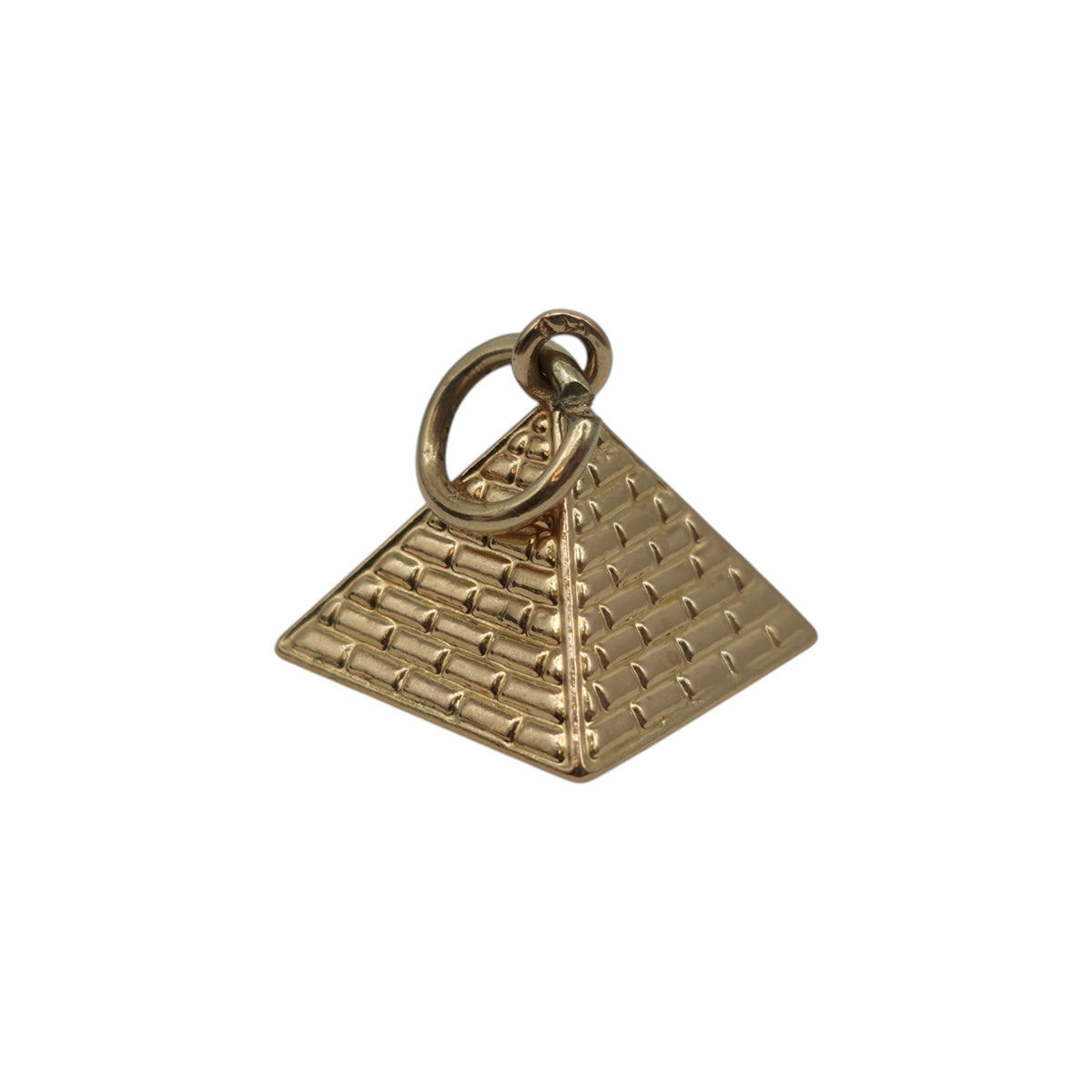 18ct Yellow Gold Pyramid Charm L 1.1 cm 1.0. g.