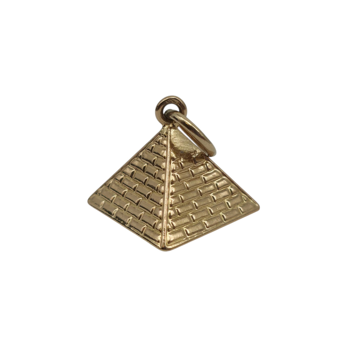 18ct Yellow Gold Pyramid Charm L 1.1 cm 1.0. g.