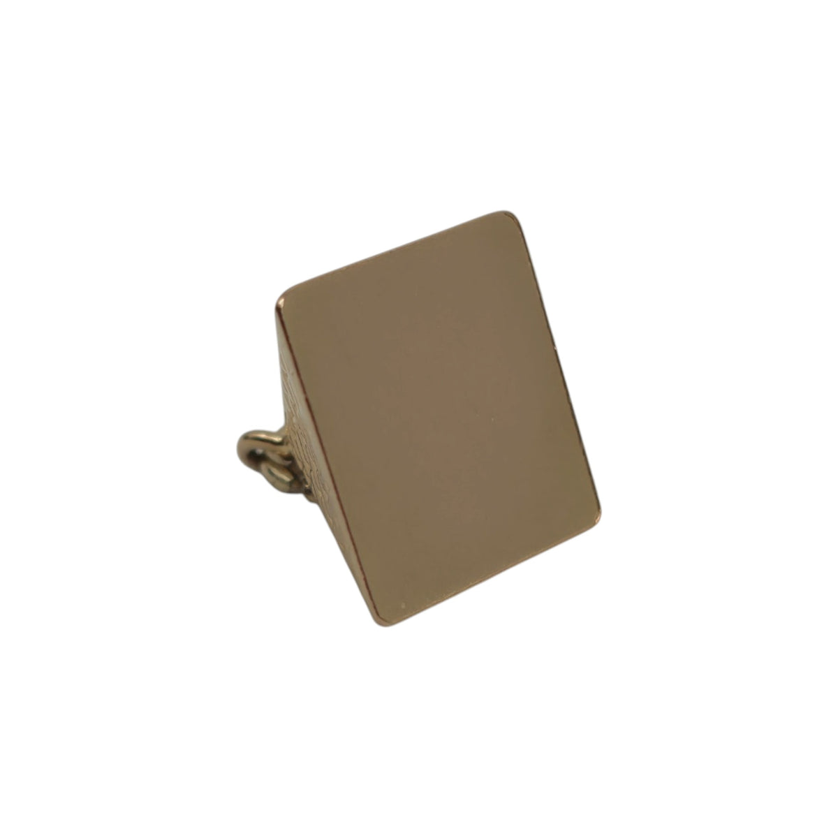 18ct Yellow Gold Pyramid Charm L 1.1 cm 1.0. g.