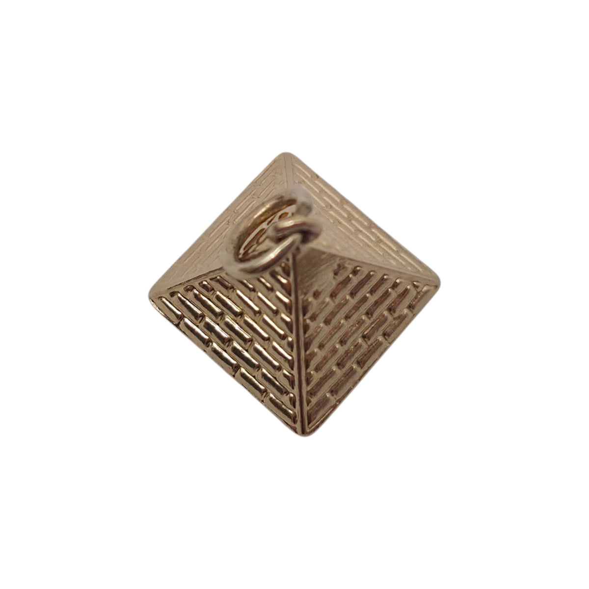 18ct Yellow Gold Pyramid Charm L 1.1 cm 1.0. g.