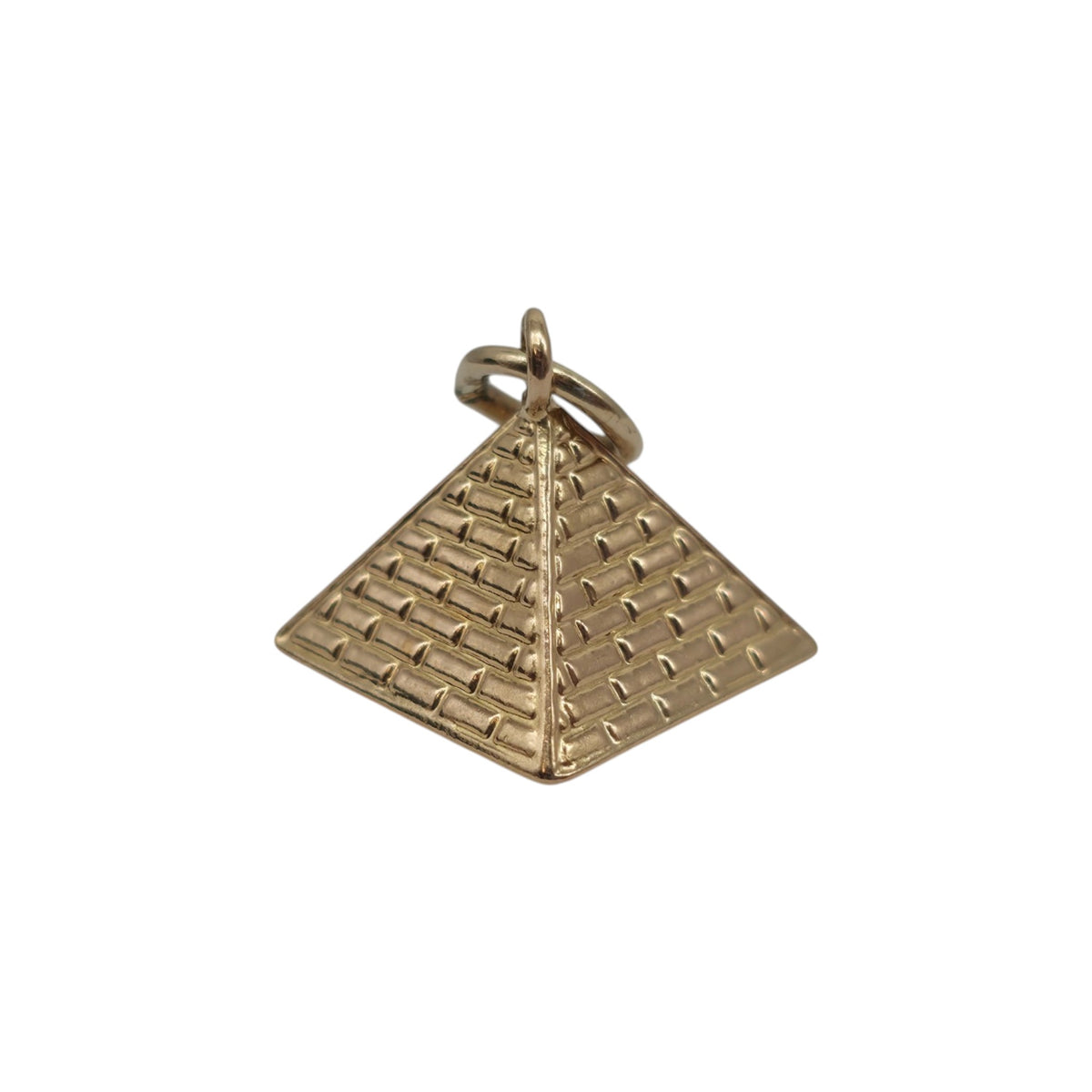 18ct Yellow Gold Pyramid Charm L 1.1 cm 1.0. g.