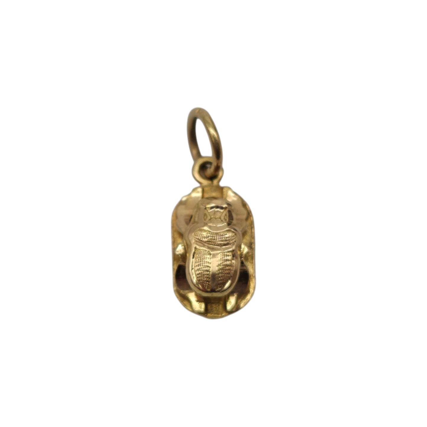 18ct Yellow Gold Scarab Charm L 1.0 cm 1.0 g.