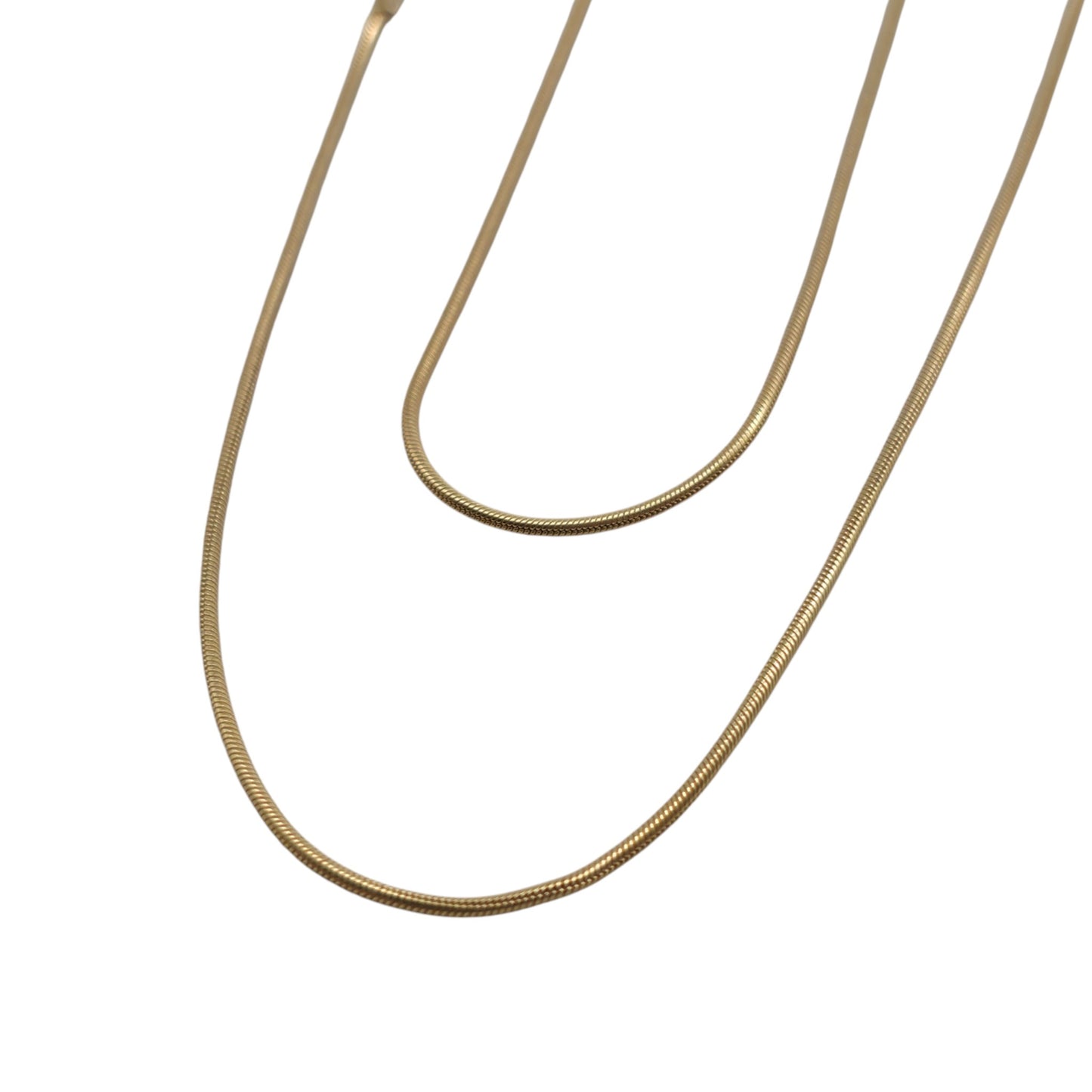 18ct 750 Yellow Gold Snake Link Chain L 45.0 cm 4.7 g.
