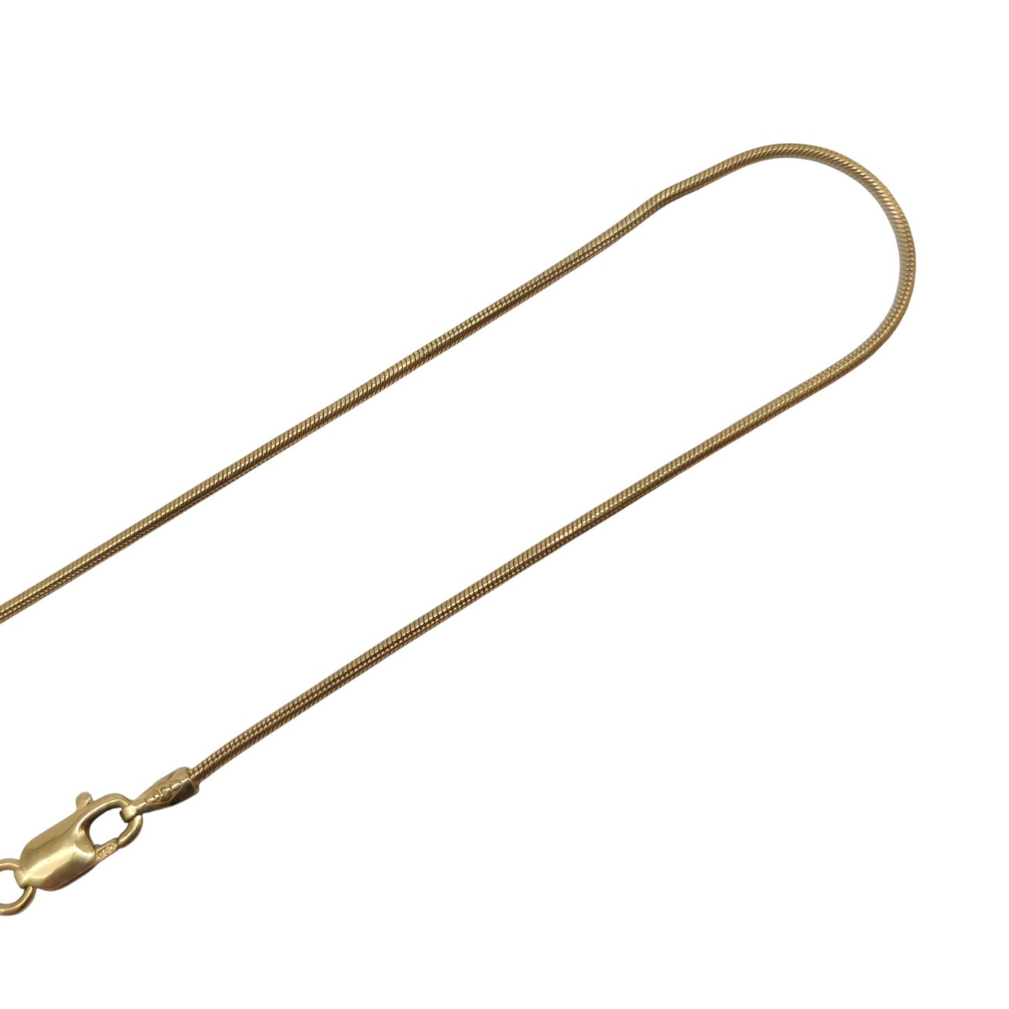 18ct 750 Yellow Gold Snake Link Chain L 45.0 cm 4.7 g.