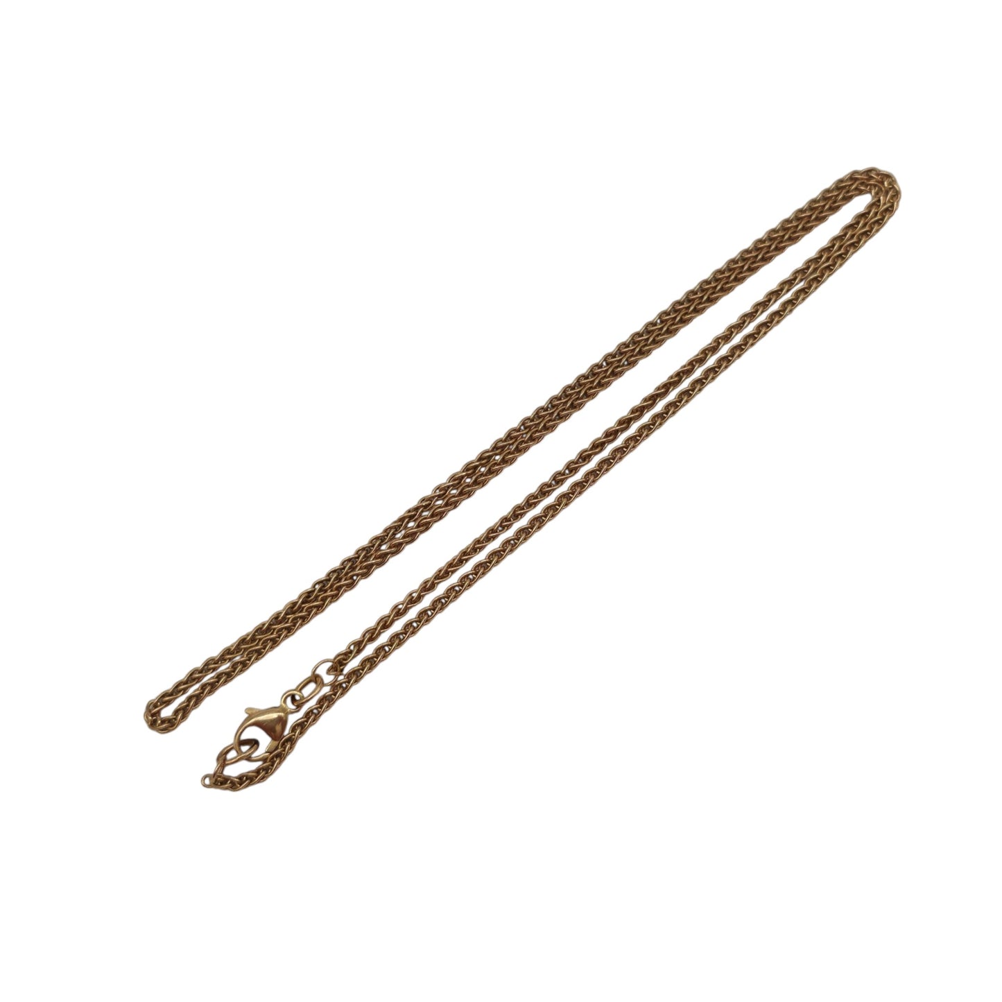 18ct 750 Rose Gold Spiga Chain L 40.7 cm 5.2 g.