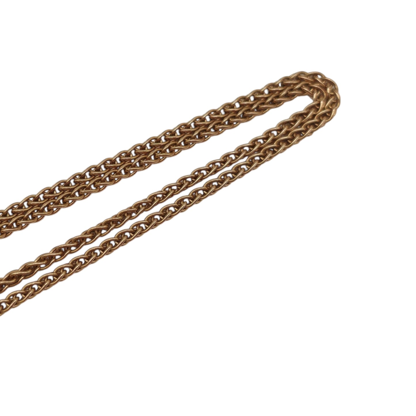 18ct 750 Rose Gold Spiga Chain L 40.7 cm 5.2 g.