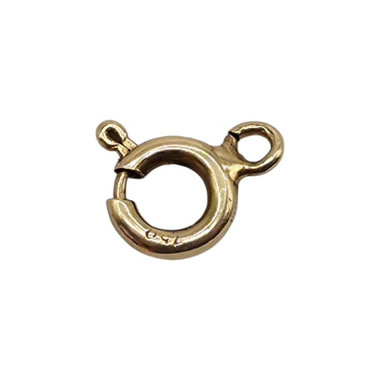 18ct 750 Yellow Gold Spring Clasp L 5 mm 0.2 g.