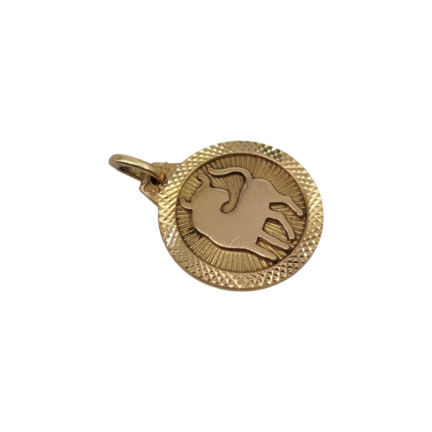 K18YG 牡牛座チャーム L 1.5cm 1.7g