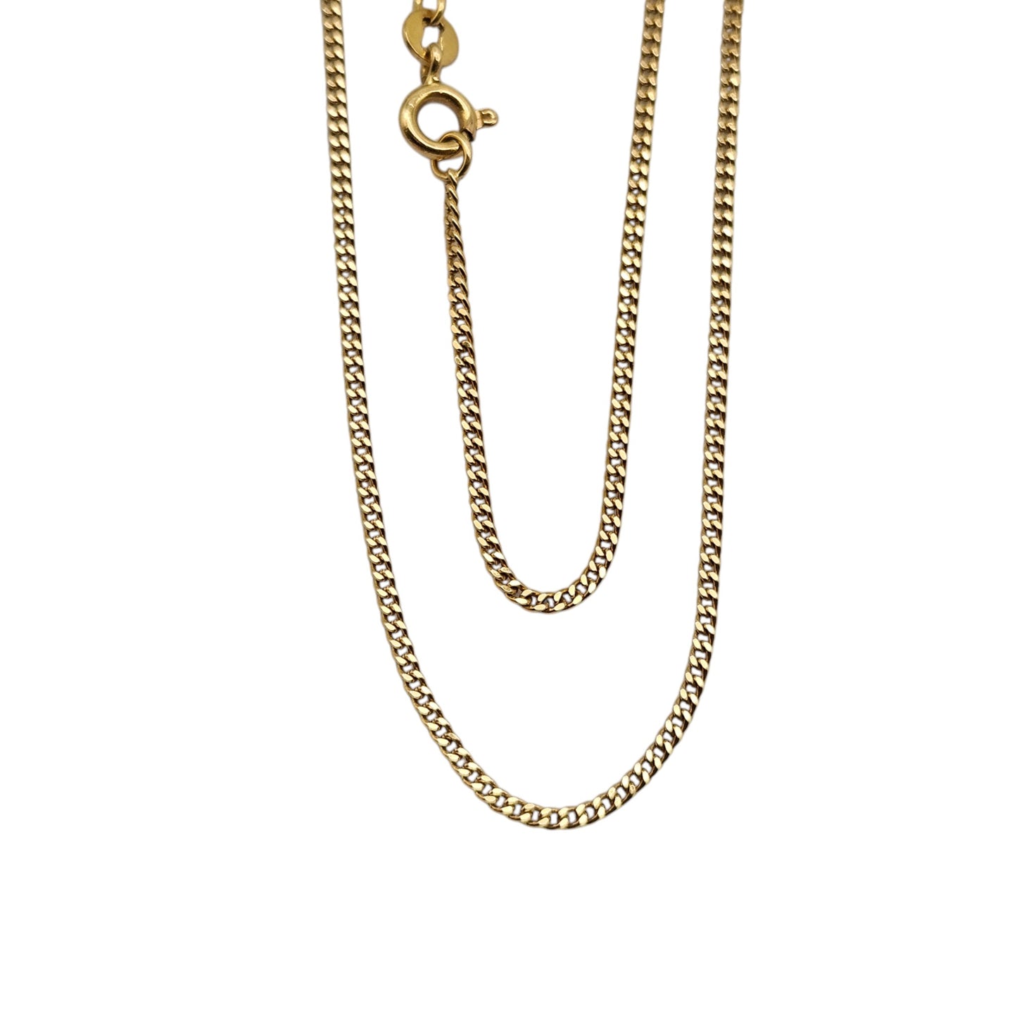 18ct 750 Yellow Gold Fine Link Chain L 50.4 cm 4.6 g.