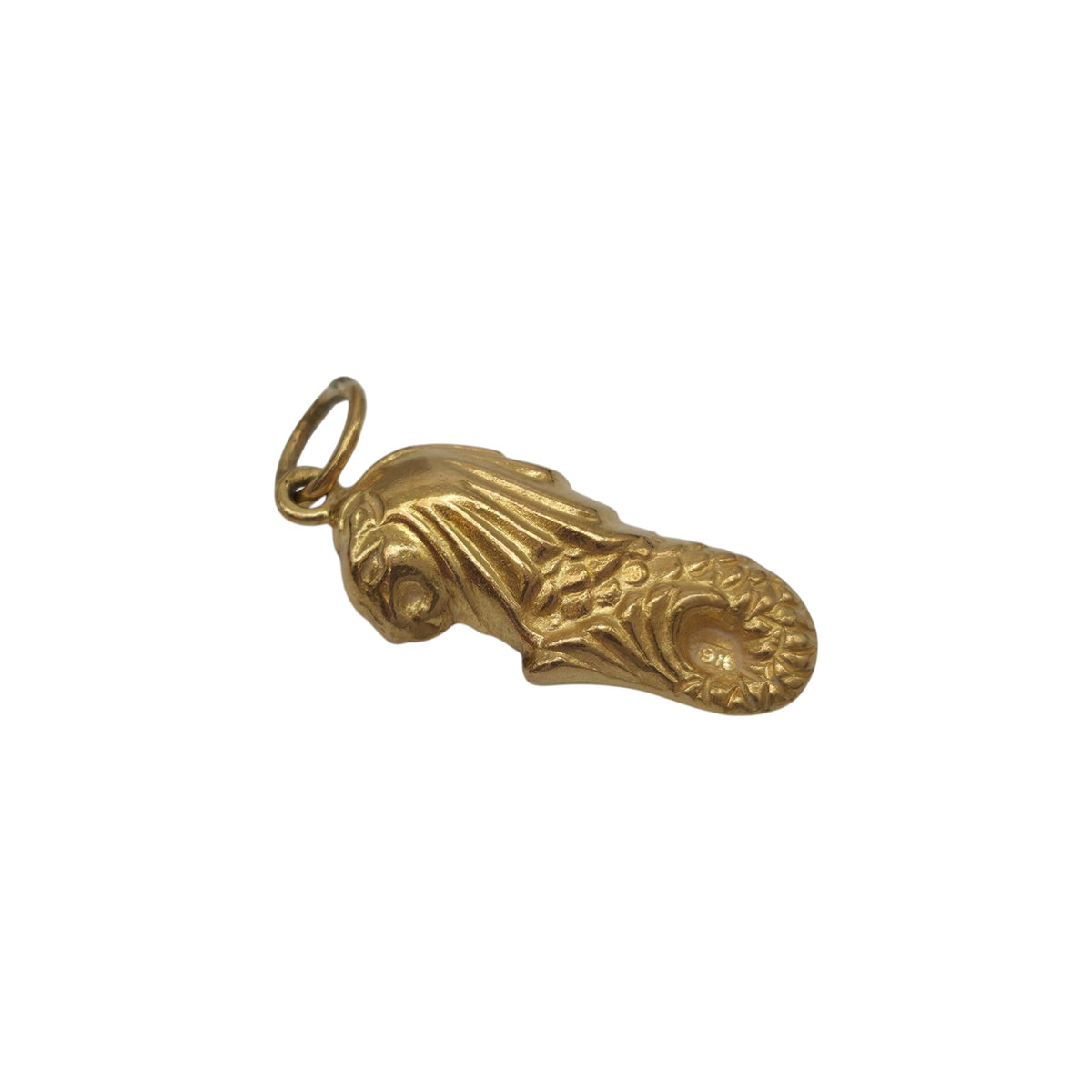 22ct 916 Yellow Gold Merlion Charm L 2.1 cm 2.6 g.