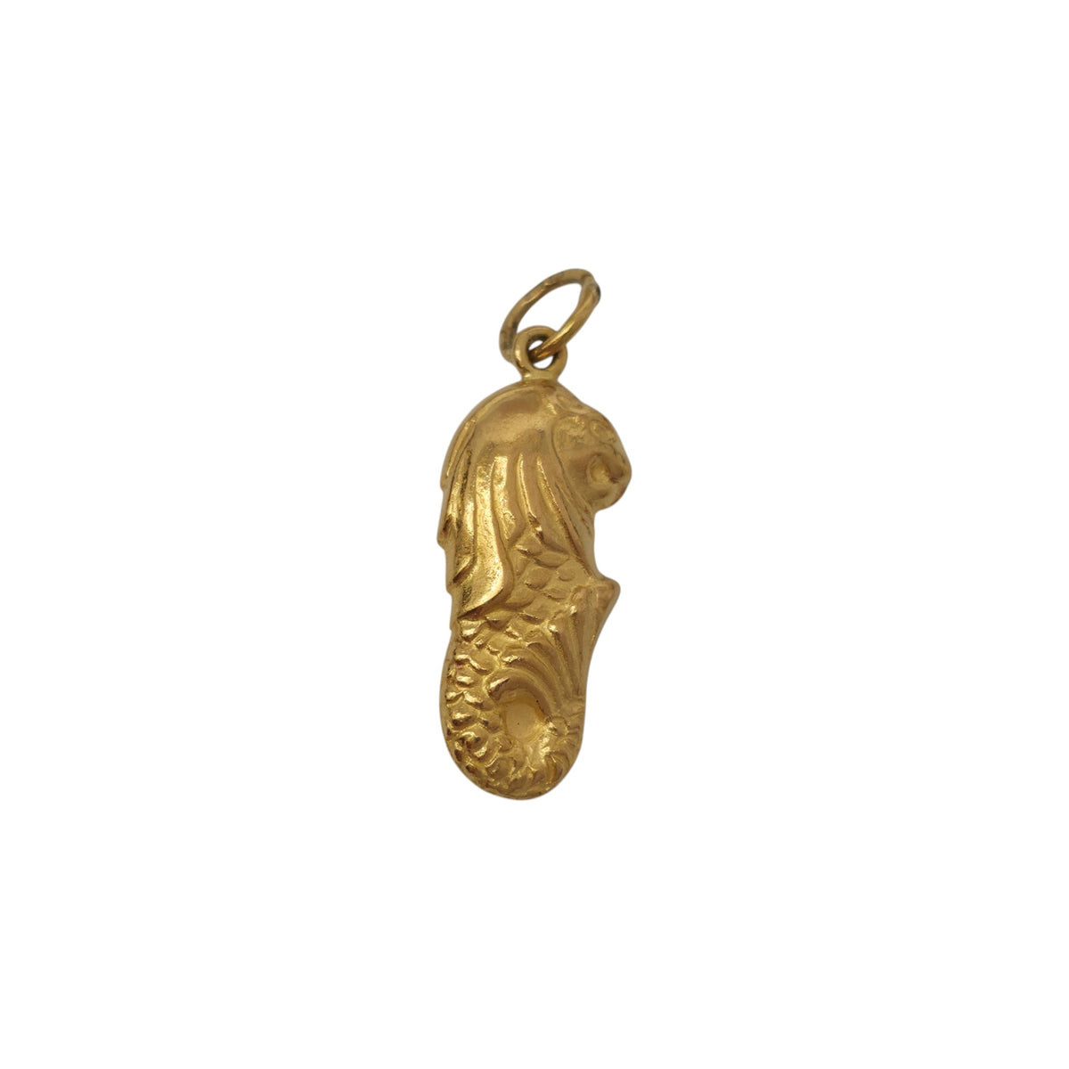 22ct 916 Yellow Gold Merlion Charm L 2.1 cm 2.6 g.