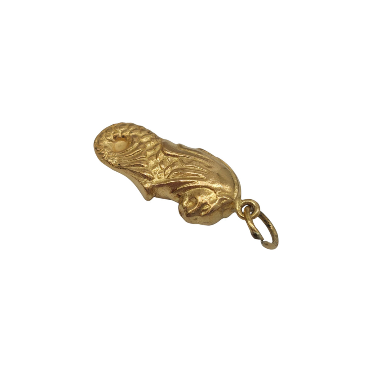 22ct 916 Yellow Gold Merlion Charm L 2.1 cm 2.6 g.