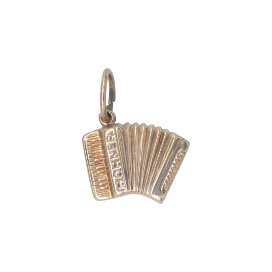 9ct gold Accordion Charm