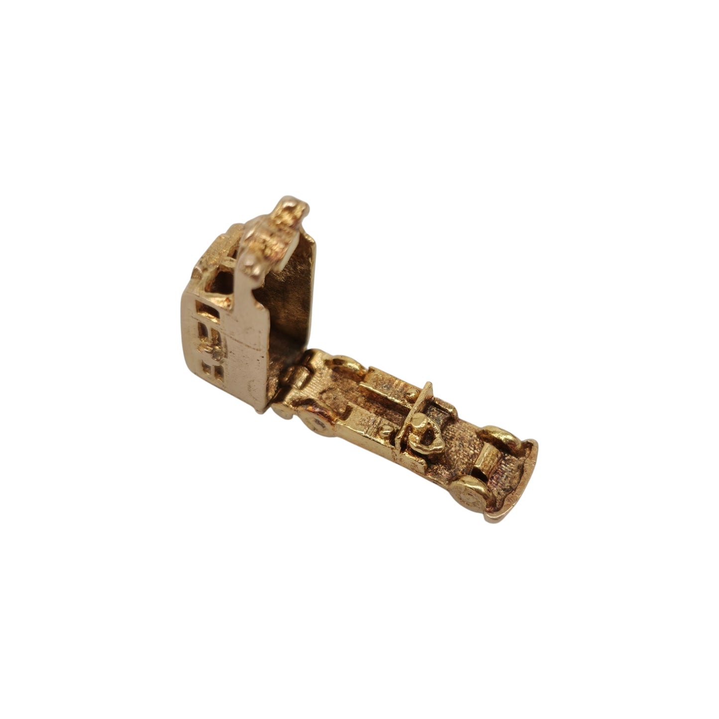 9ct 375 Yellow Gold Ambulance Opening Charm 1959 L 1.8 cm 4.2 g.