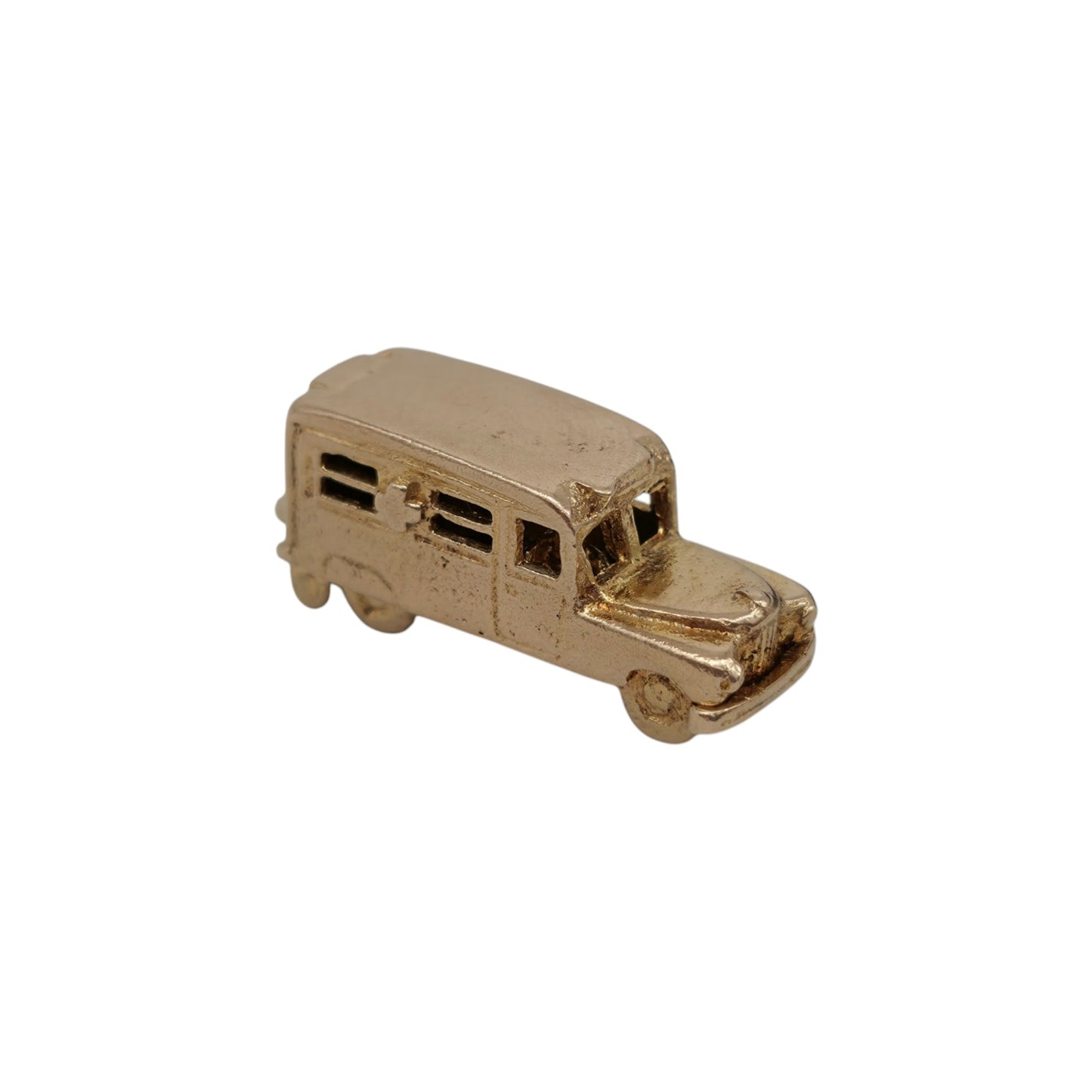 9ct 375 Yellow Gold Ambulance Opening Charm 1959 L 1.8 cm 4.2 g.