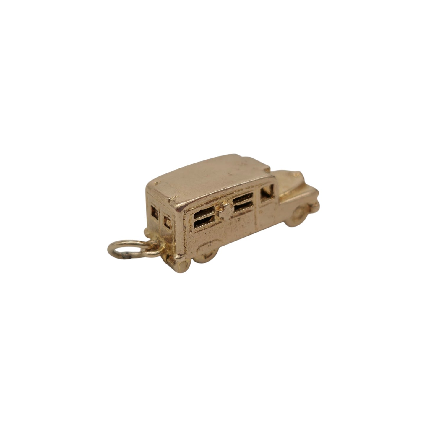 9ct 375 Yellow Gold Ambulance Opening Charm 1959 L 1.8 cm 4.2 g.