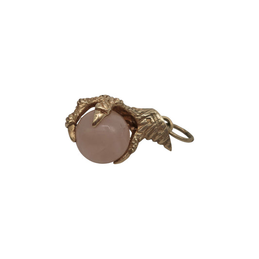 9ct 375 Yellow Gold Ball In Claw Charm c.1970 L 1.9 cm 4.2 g.