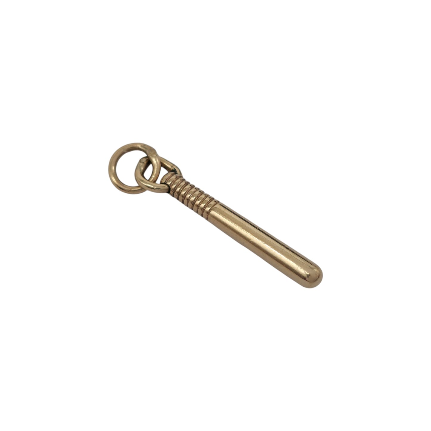 9ct Yellow Gold Baton Charm L 2.2 cm 1.2 g.