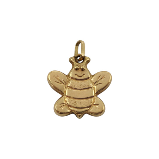 Cute 9ct Yellow Gold Bee Charm L 1.2 cm 0.7 g.