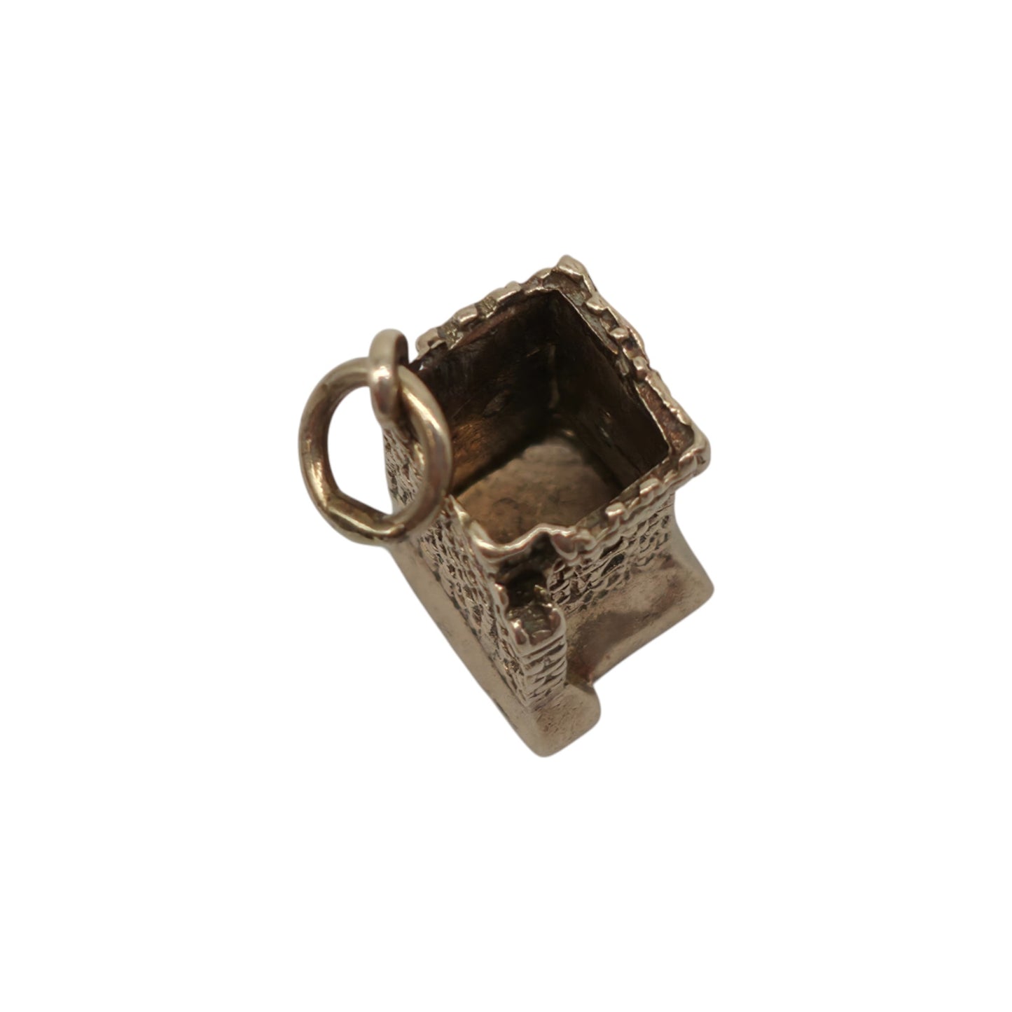 Irish 9ct 375 Yellow Gold Blarney Castle Charm c.1968 L 1.1 cm 2.0 g.