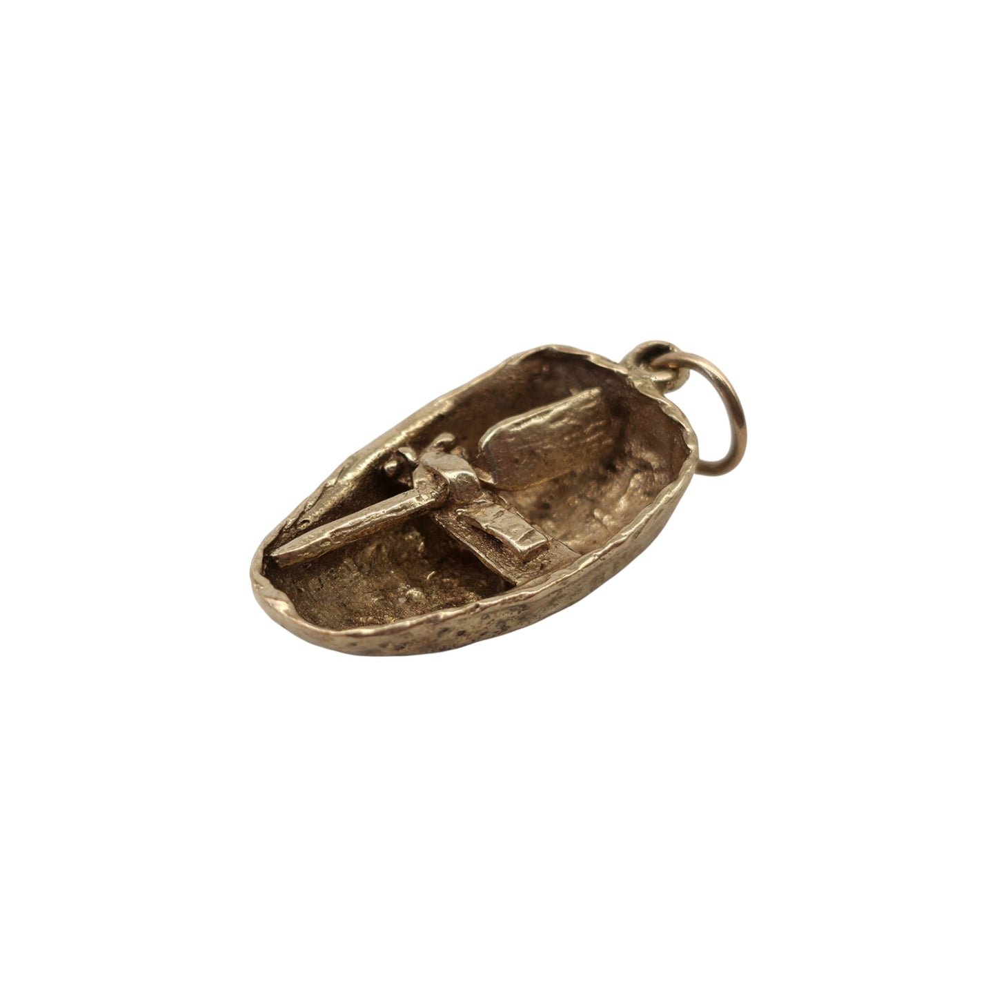 9ct 375 Yellow Gold Boat Charm