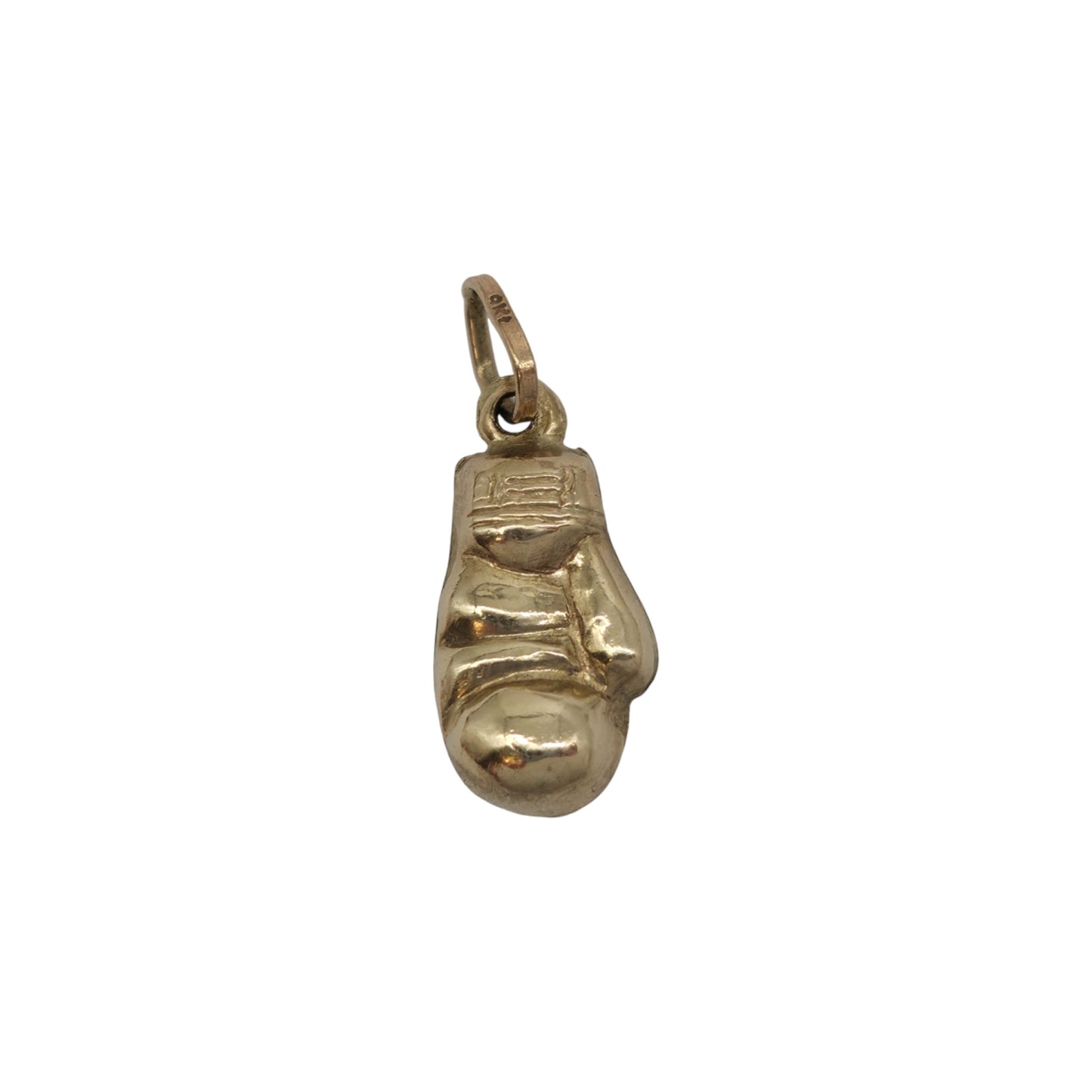 9ct Yellow Gold Boxing Glove Charm L 1.3 cm 0.5 g.