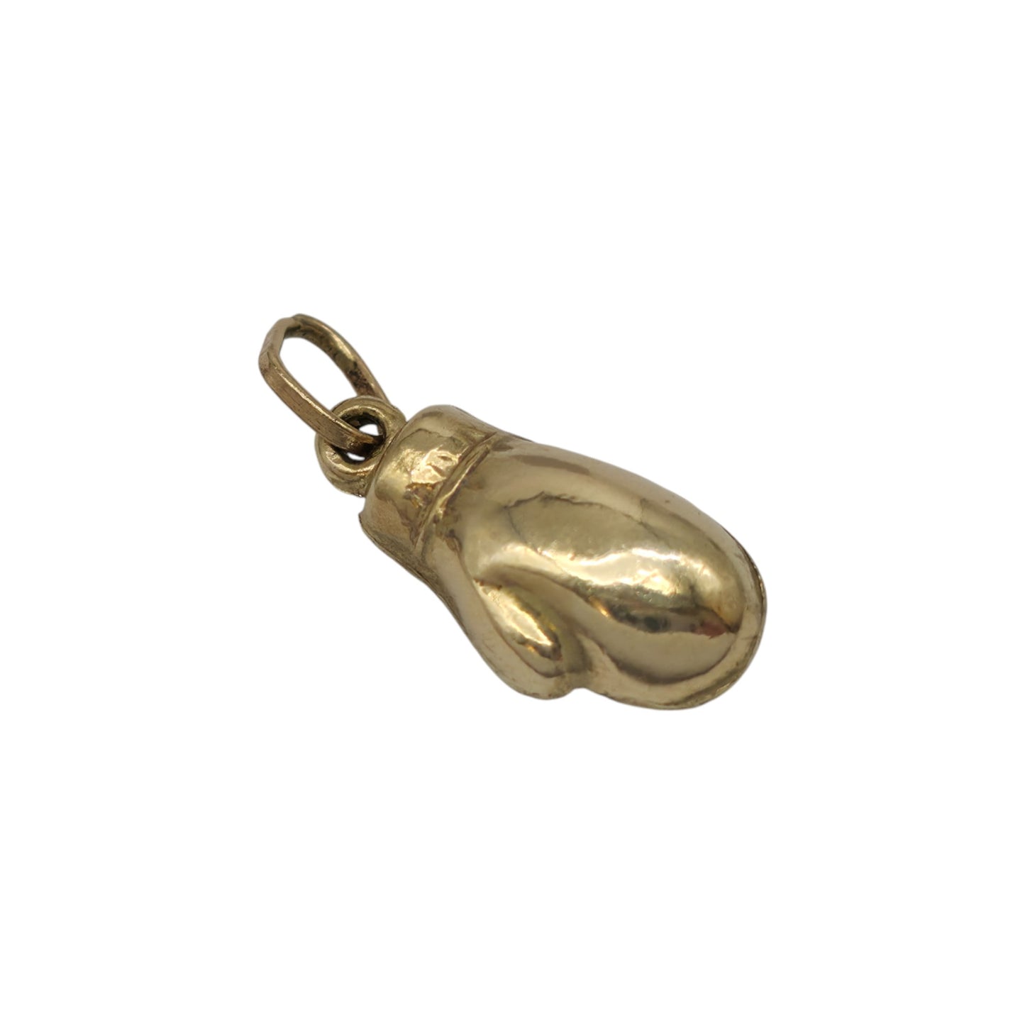 9ct Yellow Gold Boxing Glove Charm L 1.3 cm 0.5 g.