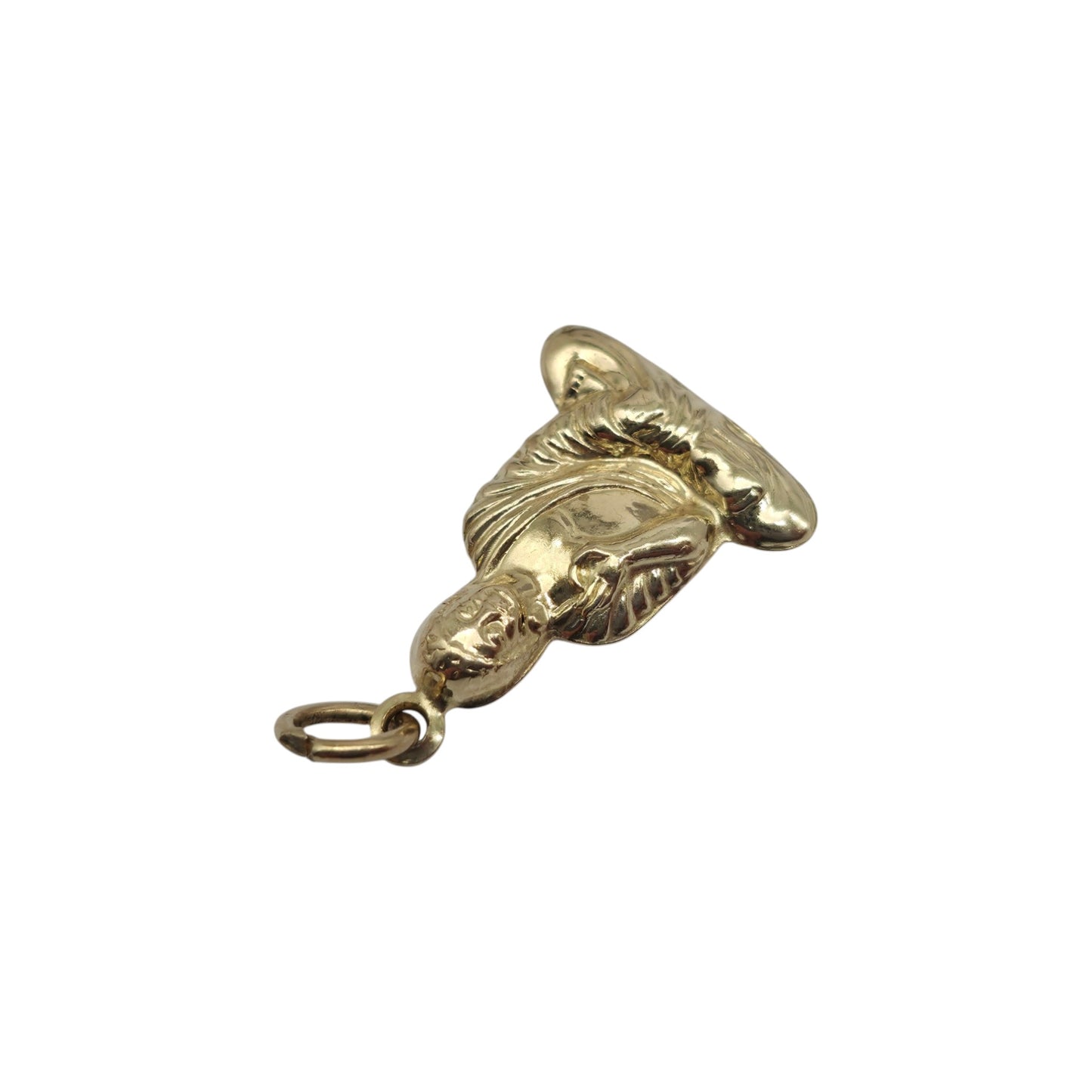 9ct Yellow Gold Buddha Charm L 1.5 cm 0.9 g.