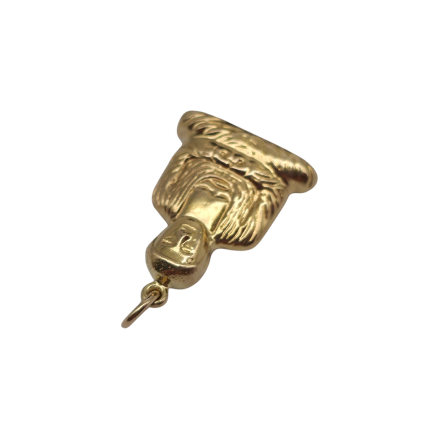Chester 9ct 375 Yellow Gold Buddha Charm 1960 L 1.6 cm 0.9 g.