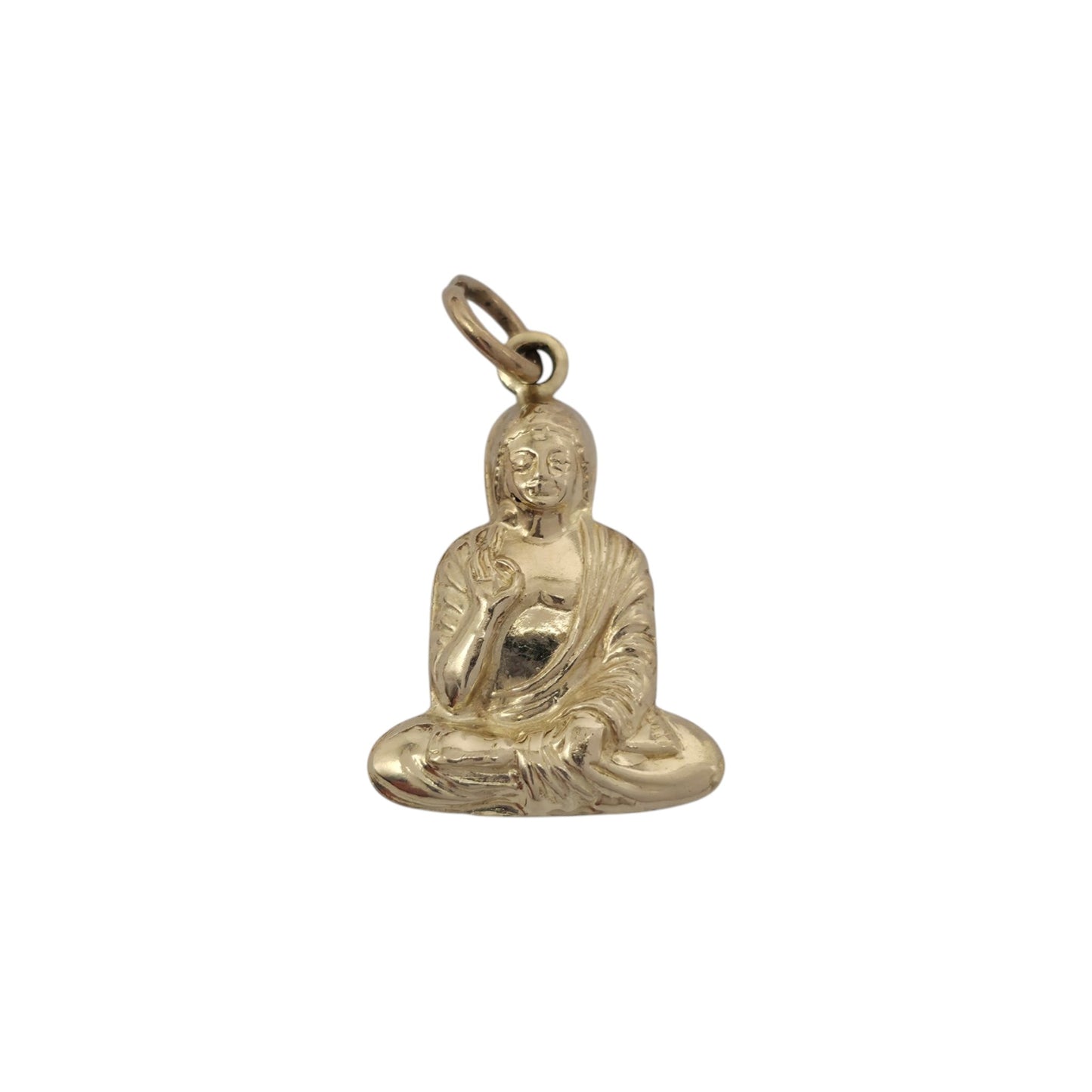 9ct Yellow Gold Buddha Charm L 1.5 cm 0.9 g.
