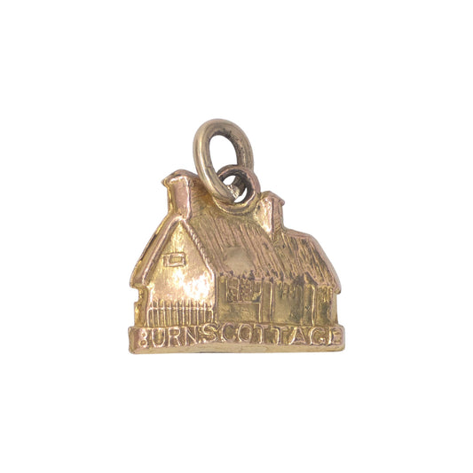 9ct gold Alloway Burns Cottage Charm