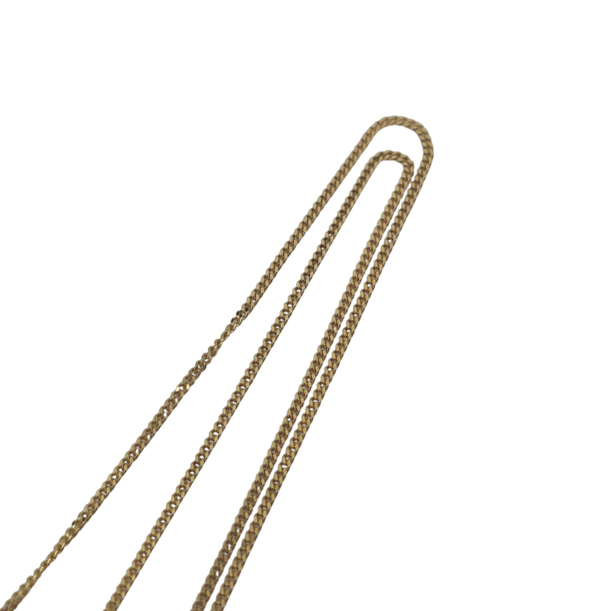 9ct 375 Yellow Gold Butterfly Necklace 1980 L 39.3 cm 2.3 g.