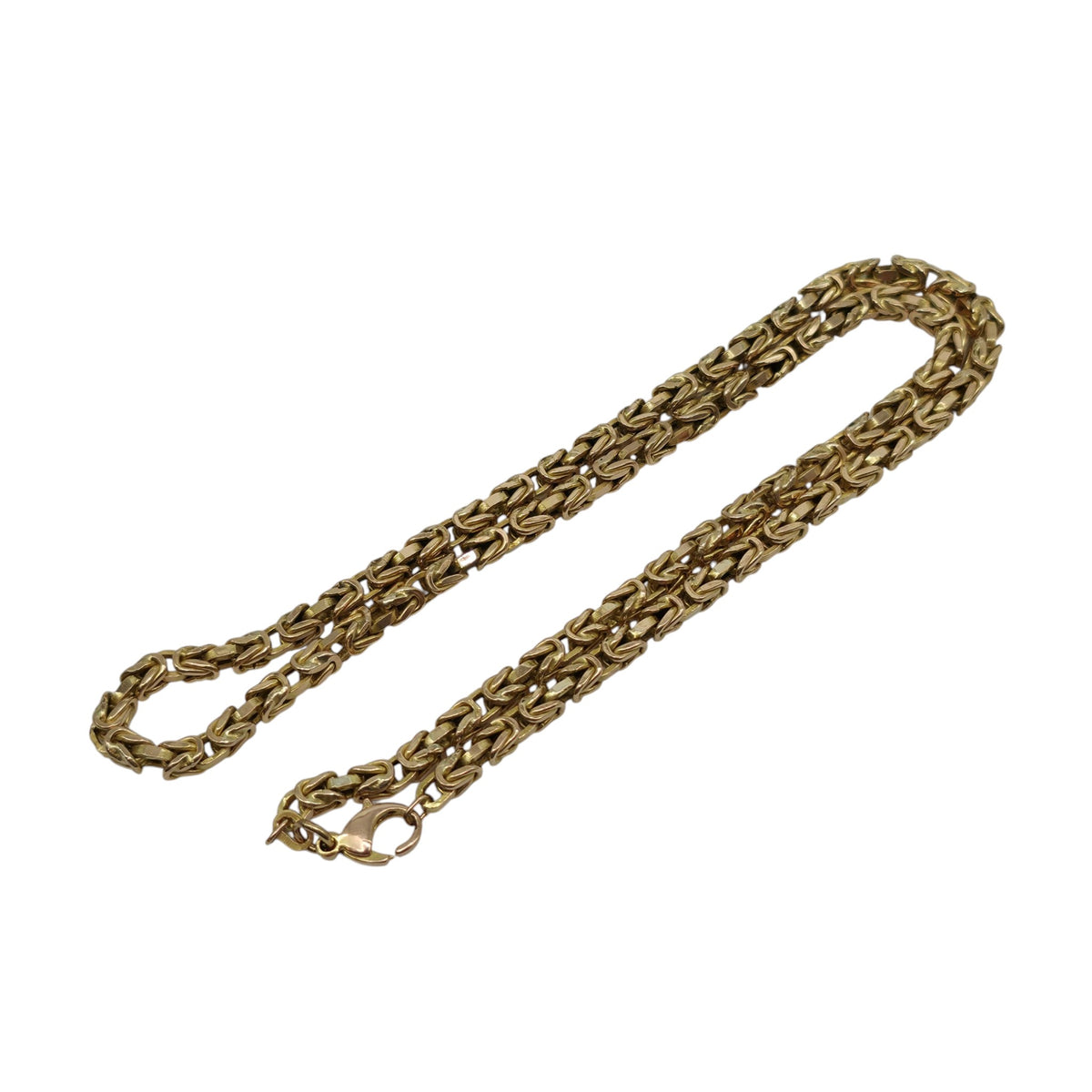 9ct 375 Yellow Gold Byzantine Chain c.1986 L 48.5 cm 20.6 g.