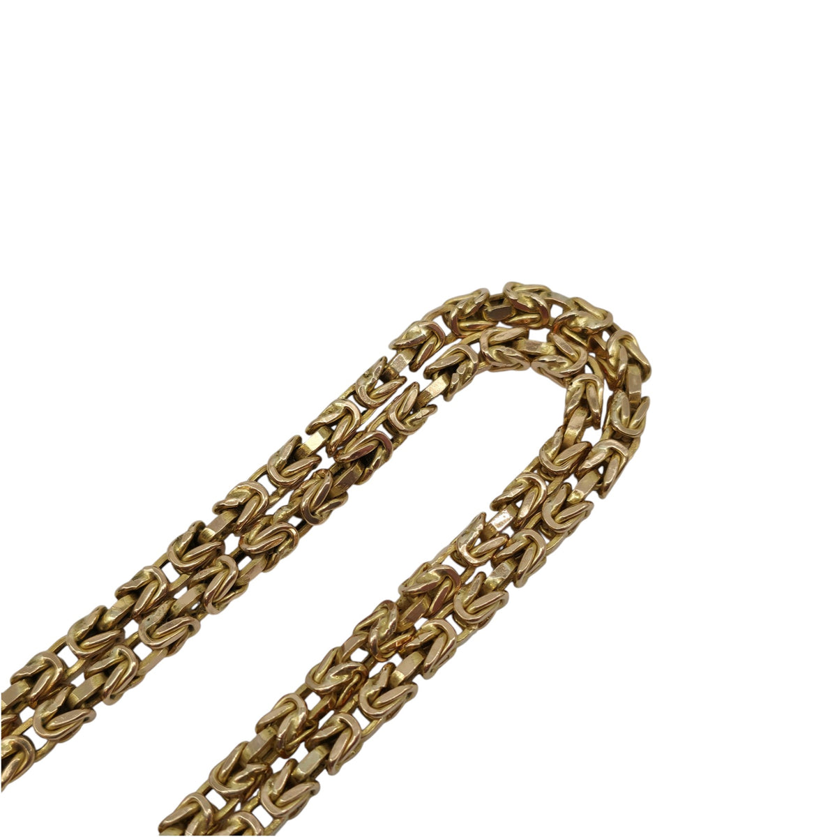 9ct 375 Yellow Gold Byzantine Chain c.1986 L 48.5 cm 20.6 g.