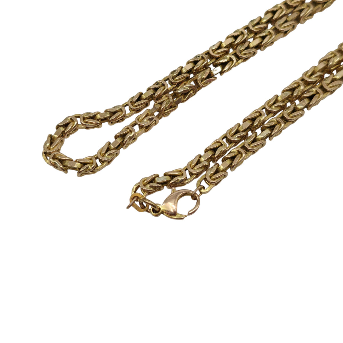 9ct 375 Yellow Gold Byzantine Chain c.1986 L 48.5 cm 20.6 g.