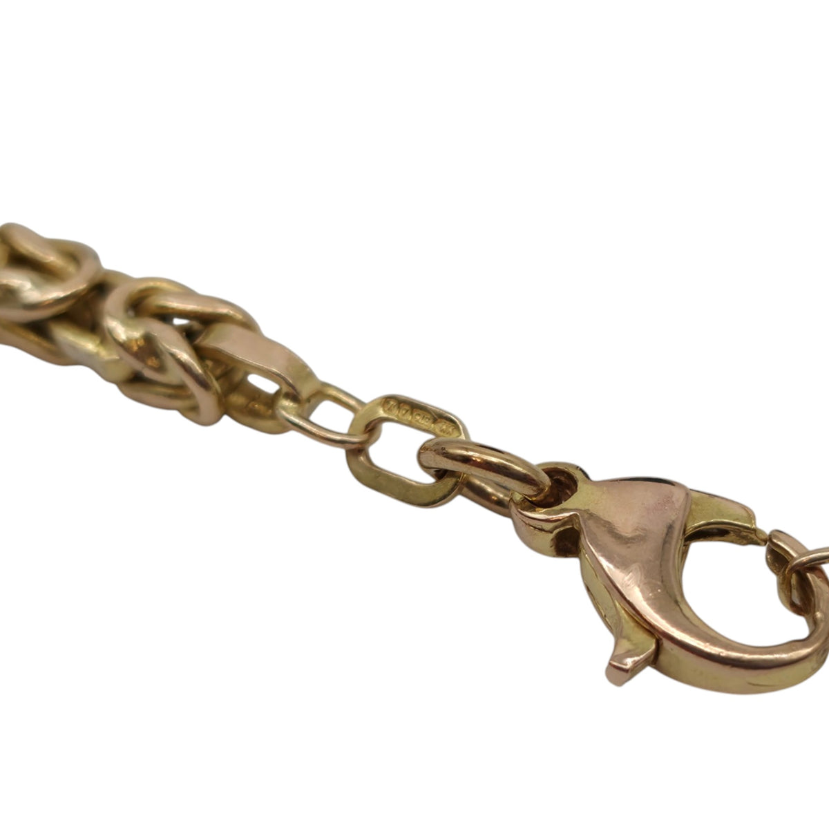 9ct 375 Yellow Gold Byzantine Chain c.1986 L 48.5 cm 20.6 g.